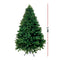 Christmas Tree Kit Xmas Decorations Colorful Plastic Ball Baubles with LED Light 2.4M Type1