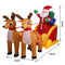 Inflatable Christmas Santa Snowman with LED Light Xmas Decoration Outdoor Type 5