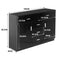 Levede Buffet Sideboard Storage Cabinet Modern High Gloss Cupboard Drawers Black