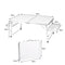 Levede Camping Table Chair Set Folding Portable Outdoor Foldable Picnic BBQ Desk