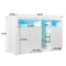 Levede Buffet Sideboard Storage Modern High Gloss Cabinet Cupboard White