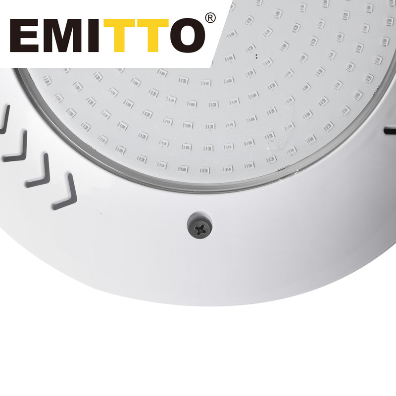EMITTO 12-32V 25W Resin Filled Underwater Swimming Pool LED Light RGB Spa Lamp
