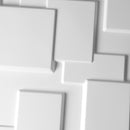 12Pcs 3D PVC Wall Panels EcoFriendly Paintable Home Background Decor 50x50cm