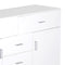 Levede Buffet Sideboard Storage Cabinet Modern High Gloss Cupboard Drawers White