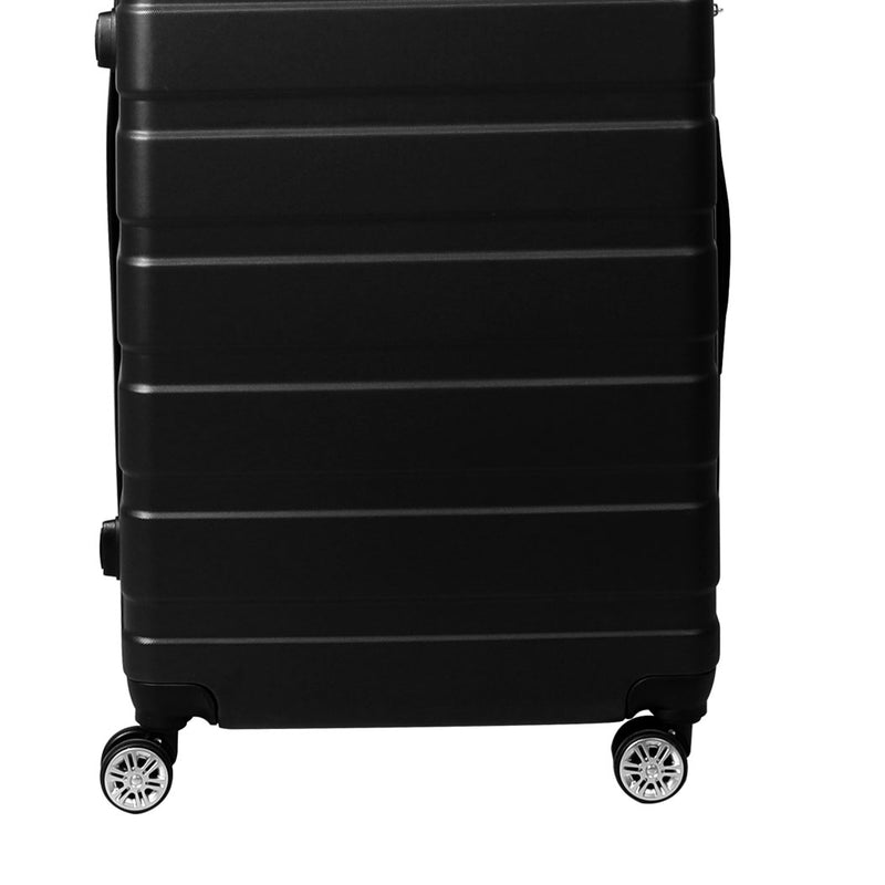 Slimbridge 20" Luggage Suitcase Trolley Travel Packing Lock Hard Shell Black