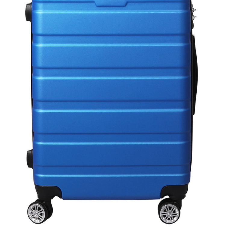 Slimbridge 20" Luggage Suitcase Trolley Travel Packing Lock Hard Shell Blue