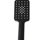 Rain Shower Head Set Black Square Brass Taps Mixer Handheld High Pressure 8"