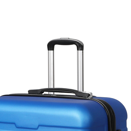 Slimbridge Luggage Suitcase Trolley 3Pcs set 20 24 28 Travel Packing Lock Blue