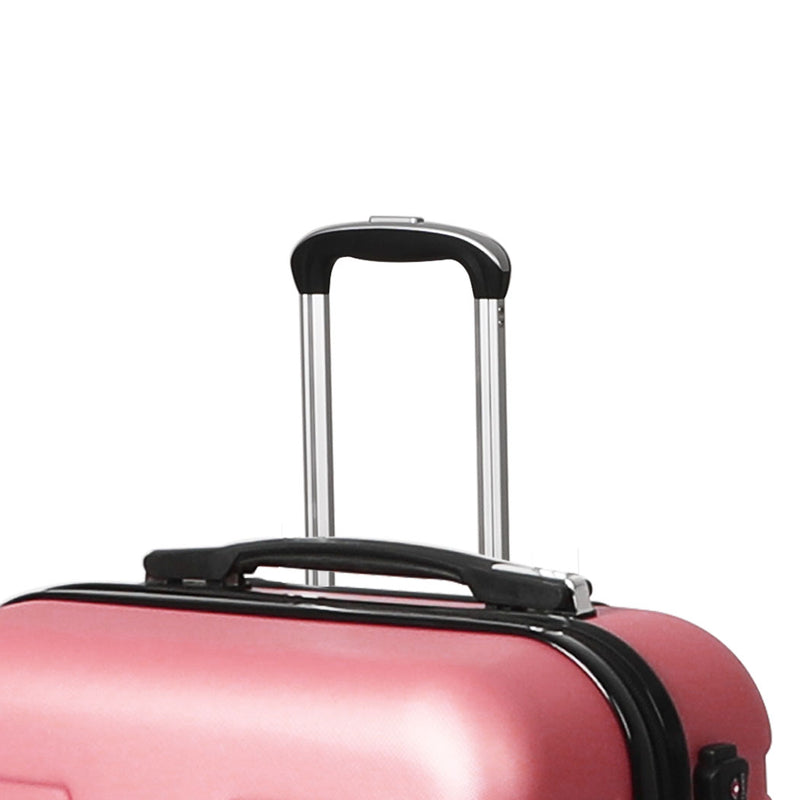 Slimbridge 20" Luggage Suitcase Trolley Travel Packing Lock Hard Shell Rose Gold