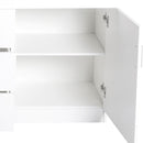 Levede Buffet Sideboard Storage Cabinet Modern High Gloss Cupboard Drawers White