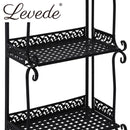 Levede Plant Stand 3 Tiers Outdoor Indoor Metal Flower Pots Rack Garden Shelf