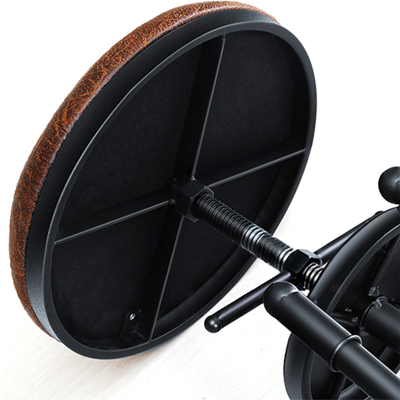 2x Levede Rustic Industrial Bar Stool Kitchen Stool Barstool Swivel Dining Chair