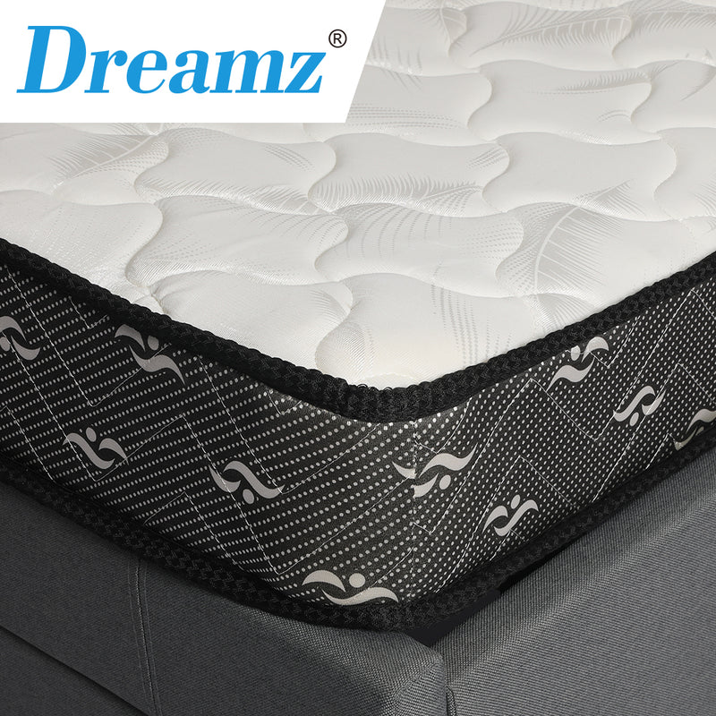 Dreamz Mattress King Single Size Premium Bed Top Spring Foam Medium Soft 16CM