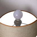 Modern LED Floor Lamp Stand Reading Light Decoration Indoor Classic Linen Fabric