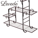 Levede Plant Stand Outdoor Indoor Metal Flower Pots Rack Corner Planter Shelf