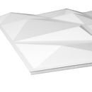 12Pcs 3D PVC Wall Panels EcoFriendly Paintable Home Background Decor 50x50cm