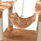 183cm Cat Scratching Post Tree Gym House Condo Furniture Scratcher Pole Brown