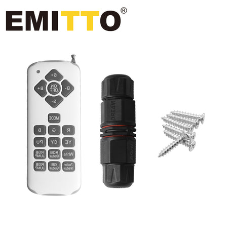 EMITTO 12-32V 35W Resin Filled Underwater Swimming Pool LED Light RGB Spa Lamp