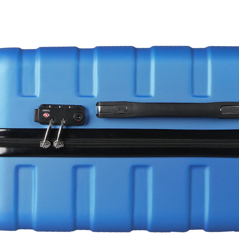 Slimbridge 24" Luggage Suitcase Trolley Travel Packing Lock Hard Shell Blue