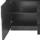 Levede Buffet Sideboard Storage Cabinet Modern High Gloss Cupboard Drawers Black