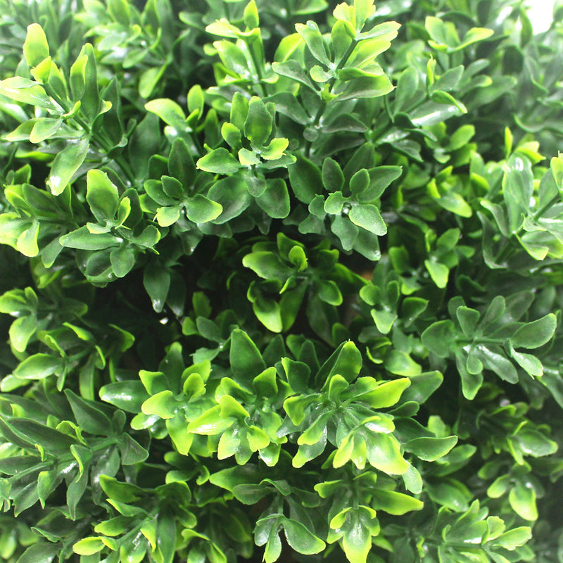 UV Resistant Artificial Topiary Shrub (Hedyotis) 70cm Mixed Green