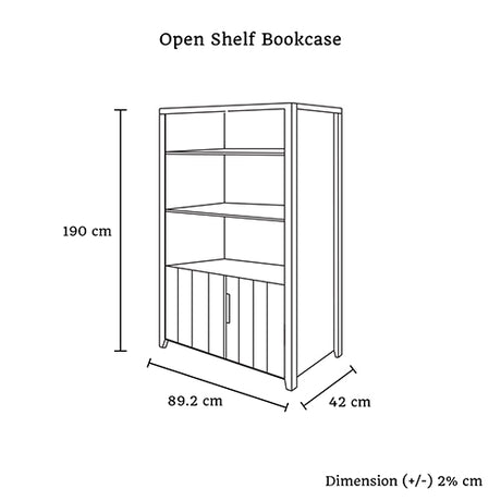 Alice Open Shelf Bookcase
