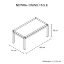 Nowra Dining Table Oak