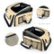 PaWz Portable Pet Carrier Car Booster Seat in Size Large in Beige Colour