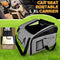 PaWz Portable Pet Carrier Dog Cat Car Booster Seat Soft Cage Travel Bag XL Grey