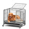 PaWz Portable Dog Pet Cage Puppy Playpen Collapsible Kennel Wheels Medium