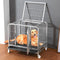 PaWz Portable Dog Pet Cage Puppy Playpen Collapsible Kennel Wheels XXL
