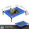 PaWz Heavy Duty Pet Bed Trampoline Dog Puppy Cat Hammock Mesh  Canvas S Blue