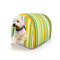 PaWz Pet Dog House Kennel Soft Igloo Beds Cave Cat Puppy Bed  Cushion Green Large
