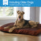 PaWz Pet Bed Mattress Dog Cat Pad Mat Puppy Cushion Soft Warm Washable L Brown