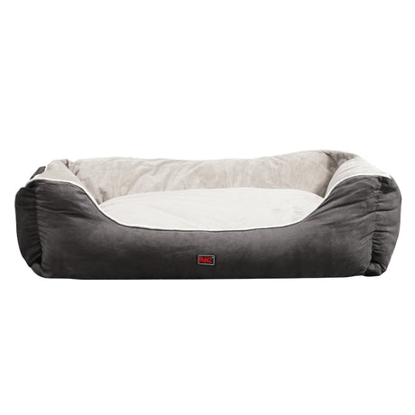 PaWz Grey Large Soft Pet Bed Mattress with Removable Cover