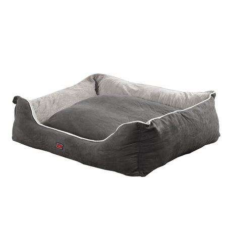 PaWz Deluxe Soft Pet Bed Mattress with Removable Cover Size Medium in Grey Colour
