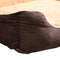 PaWz Deluxe Soft Pet Bed Mattress with Removable Cover Size X Large in Brown Colour