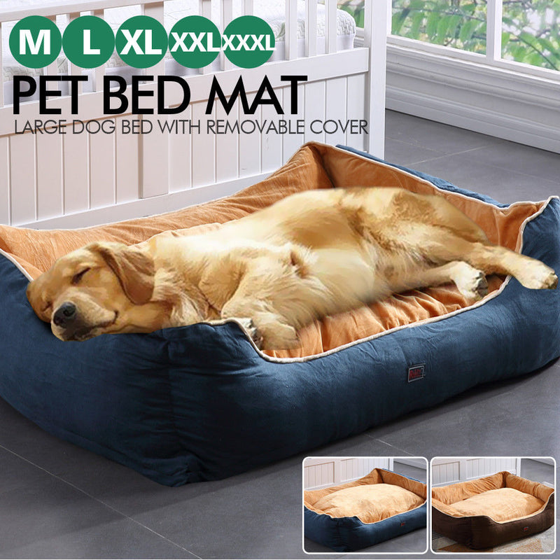 PaWz Pet Bed Mattress Dog Cat Pad Mat Puppy Cushion Soft Warm Washable 2XL Grey