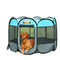 PaWz Poratble Foldable 8 Panel Pet Playpen Puppy Dog Cat Play Pens Cage Tent