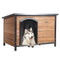 PaWz All Weather Dog Kennel Kennels Outdoor Wooden Pet House Puppy Medium