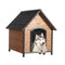 PaWz All Weather Dog Kennel Kennels Outdoor Wooden Pet House Puppy Xlarge