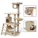PaWz 0.8-2.1M Cat Scratching Perch Post Tree Gym House Condo Furniture Scratcher
