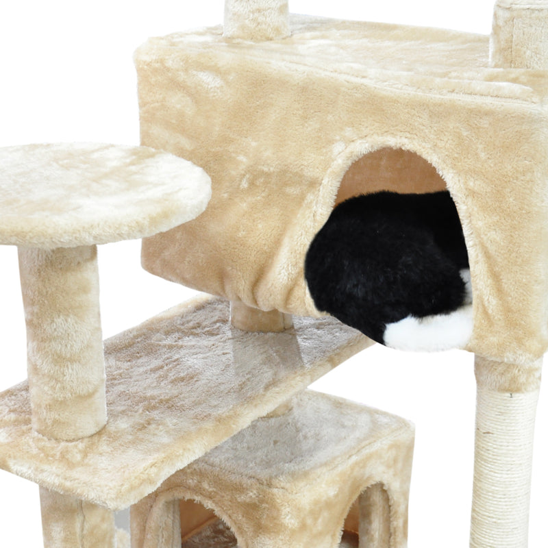 PaWz Pet Cat Tree Scratching Post Scratcher Trees Pole Gym Condo Furniture Wood