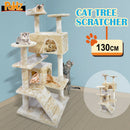 PaWz Pet Cat Tree Scratching Post Scratcher Trees Pole Gym Condo Furniture Wood