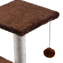 PaWz Cat Scratching Post Tree Gym Home Condo Furniture Scratcher Pole 0.6M Brown