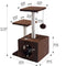 PaWz Cat Scratching Post Tree Gym Home Condo Furniture Scratcher Pole 0.6M Brown