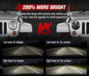 2X 7Inch Led Headlight For Jeep Jk Gq Patrol Projector Led Headlight Drl