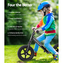 Kids Balance Bike Ride On Toys Push Bicycle Wheels Toddler Baby 12 Bikes-Black"