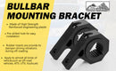2PCS Bullbar Mounting Bracket Kit 38 50mm Clamp LED Work Light Bar Tube Holder