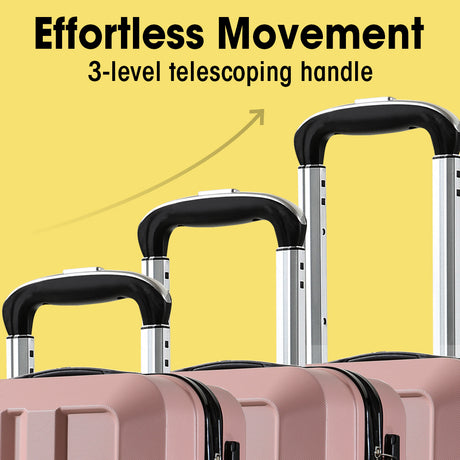 Luggage TSA Hard Case Suitcase Travel Lightweight Trolley Carry on Bag 28